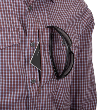 Рубашка Helikon Covert Concealed Carry Shirt (Foggy Grey Plaid) фото 3