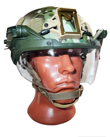 Визор для баллистичекого шлема (с прозрачной линзой) фото 2