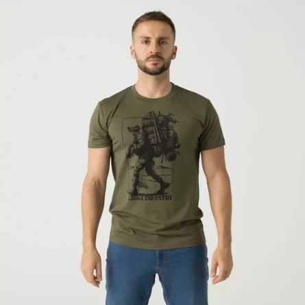 Футболка Helikon "Light Infantry" T-shirt (Olive Green) фото 1