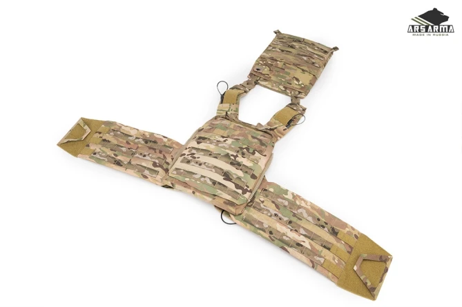 Корсетный жилет А-24 Титан 2.0 Ars Arma+баллистика СВМПЭ (БР 2)(Multicam) фото 8
