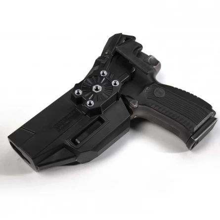 Кобура Альфа-2 Ярыгин с креплением краб (черный) фото 8