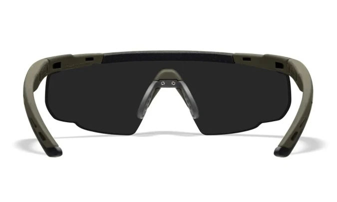 Баллистические очки Wiley X Saber Advanced OD Green Frame 308G (Smoke/Clear/Rust) фото 4