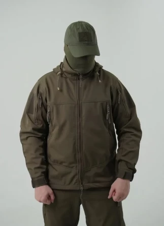 Костюм демисезонный Soft-Shell (Олива) фото 2