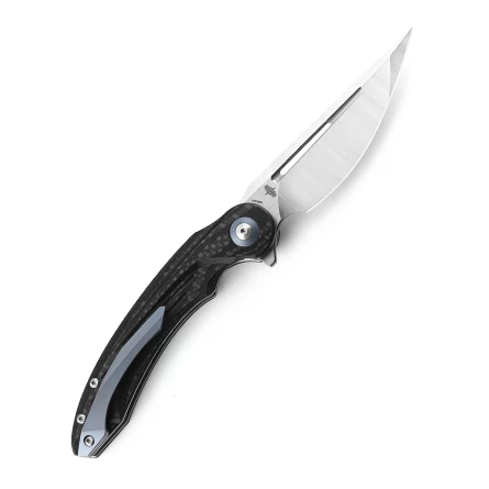 Нож складной Bestech Knives Irida, BG25D (черный, сталь 14C28N) фото 2