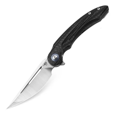 Нож складной Bestech Knives Irida, BG25D (черный, сталь 14C28N) фото 1