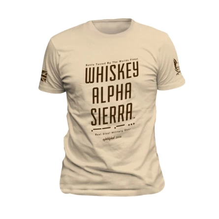 Футболка Warrior Assault Systems Whiskey Alpha Sierra T-shirt (Coyote Tan) фото 1