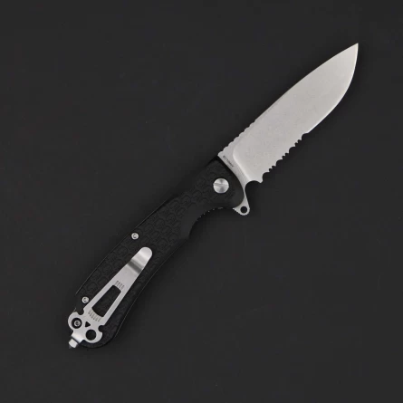 Нож складной Daggerr Wocket Black SW Serrated (FRN, 8Cr14MoV) фото 2