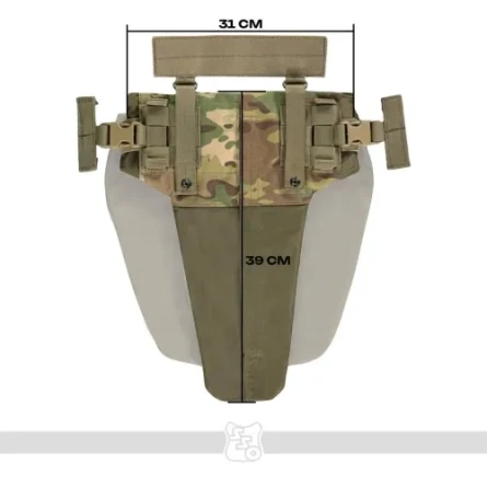 Напашник противоосколочный (ЗП-4.1)(Бр1, С2)(A-TACS FG) фото 6