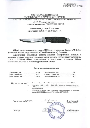 Нож Morakniv Companion Black (нержавеющая сталь) фото 2
