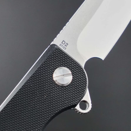 Нож складной Daggerr Ronin 2.0 Black SW (G10, D2) фото 5