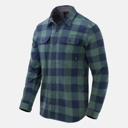 Рубашка Helikon Greyman NS Shirt (Moss Green Checkered) фото 2