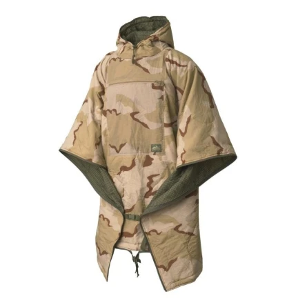 Пончо утепленное Helikon Reversible Swagman Roll Poncho (Desert Night Camo/US Desert) фото 5