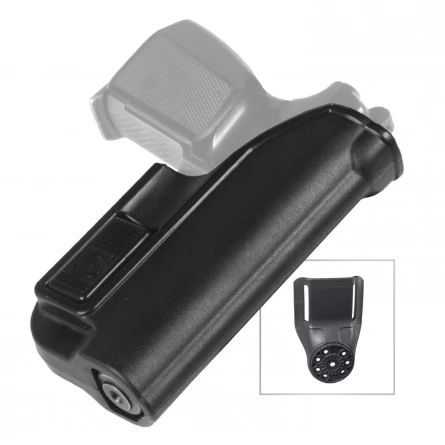 Кобура Альфа ПМ, ПММ с выносным креплением (черный)(левша) фото 1