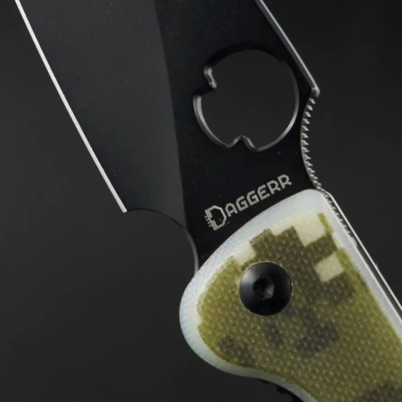 Нож складной Daggerr Sting Camo DLC (G10, D2) фото 6