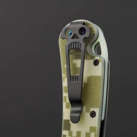 Нож складной Daggerr Sting XL Camo BW DLC (G10, D2) фото 7