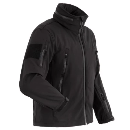 Куртка ветровлагозащитная Soft-Shell Якутск (черный) фото 1