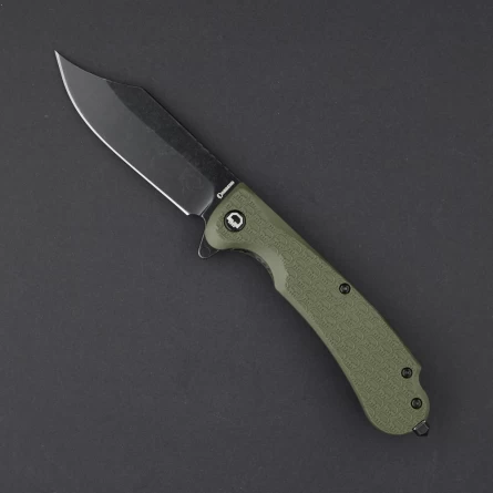 Нож складной Daggerr Powie Olive BW (FRN, 8Cr14MoV) фото 1