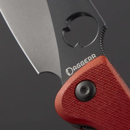 Нож складной Daggerr Sting XL Red BW DLC (G10, D2) фото 5