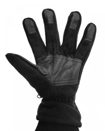 Перчатки флисовые (черный) фото 3