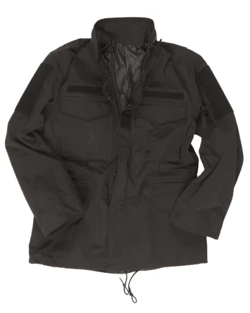 Куртка полевая ветровлагозащитная М65 (триламинат)(черный) фото 1