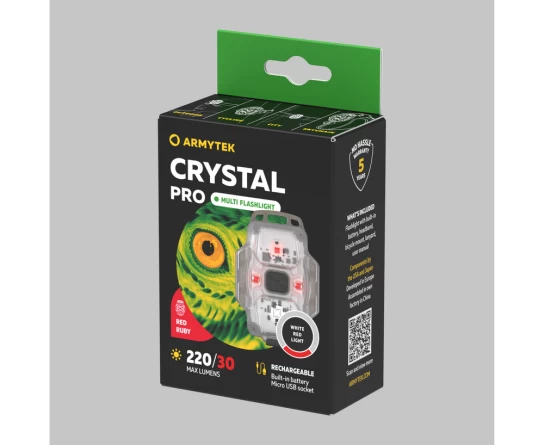 Фонарь многофункциональный Armytek Crystal Pro (Yellow)(220 люмен) фото 9