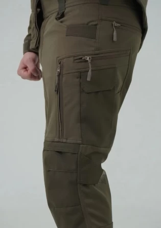 Костюм демисезонный Soft-Shell (Олива) фото 6