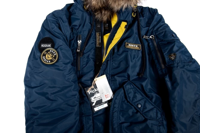 Бомбер зимний PICKUP "Кодиак" (синий) фото 4