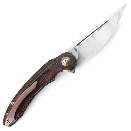 Нож складной Bestech Knives Irida, BG25E (красный, сталь 14C28N) фото 2