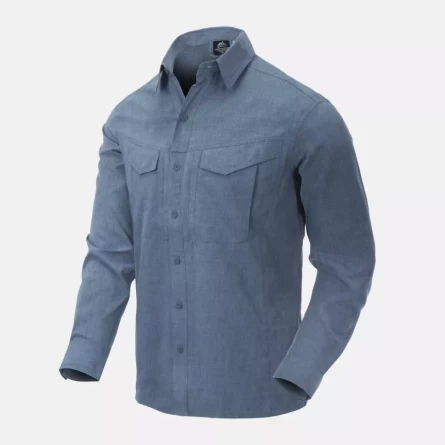 Рубашка Helikon Defender Mk2 Gentleman Shirt (Melange Blue) фото 2