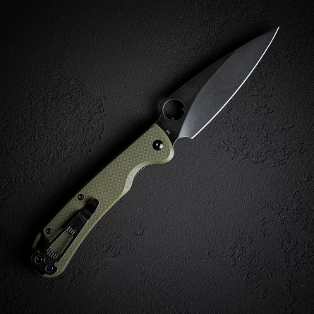 Нож складной Daggerr Sting Olive BW (G10, D2) фото 2