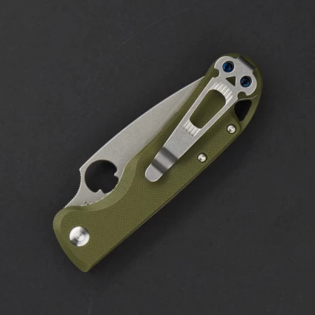 Нож складной Daggerr Sting mini Olive SW (G10, D2) фото 3