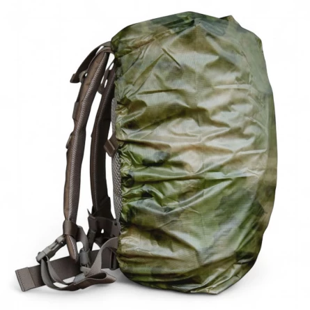 Накидка на рюкзак 50-60 литров (M)(Зеленый камуфляж) фото 1