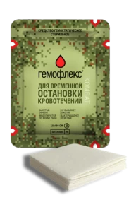 Гемостатическая повязка Гемофлекс Комбат (7,5х160 см) фото 2
