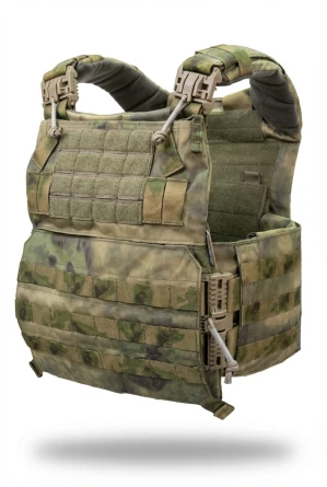 Чехол для ношения бронепанелей Панцирь Pro mod.2 с быстросбросами Woojin (A-Tacs FG) фото 1