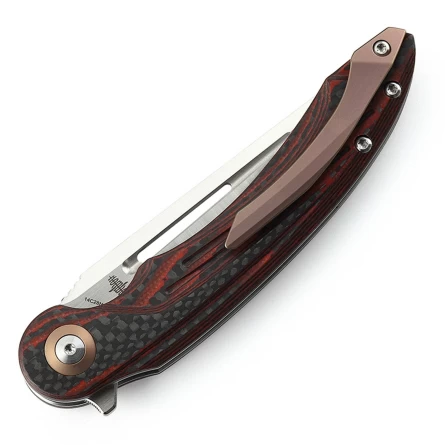 Нож складной Bestech Knives Irida, BG25E (красный, сталь 14C28N) фото 3