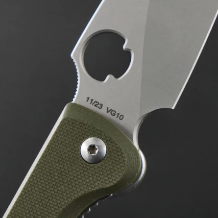Нож складной Daggerr Sting Olive BB (G10, VG10) фото 6