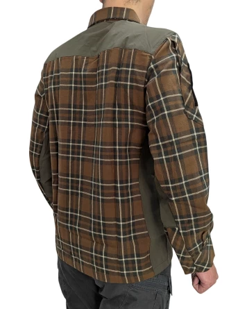 Рубашка тактическая Flannel Shirt (Коричневый) фото 3