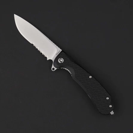 Нож складной Daggerr Wocket Black SW Serrated (FRN, 8Cr14MoV) фото 1