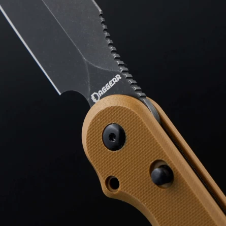 Нож складной Daggerr Nestor Coyote BW (G10, D2) фото 5