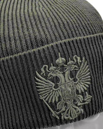 Шапка "Герб Российской Федерации" (олива) фото 3