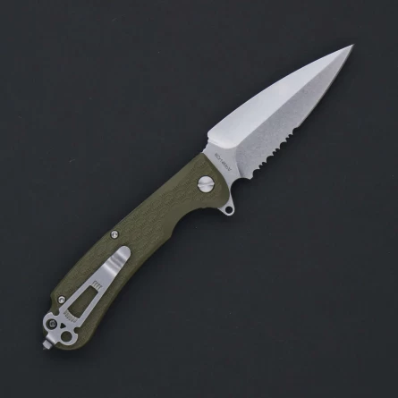 Нож складной Daggerr Urban 2 Olive SW Serrated (FRN, 8Cr14MoV) фото 2