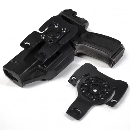 Кобура Альфа-2 Ярыгин с креплением краб (черный) фото 5