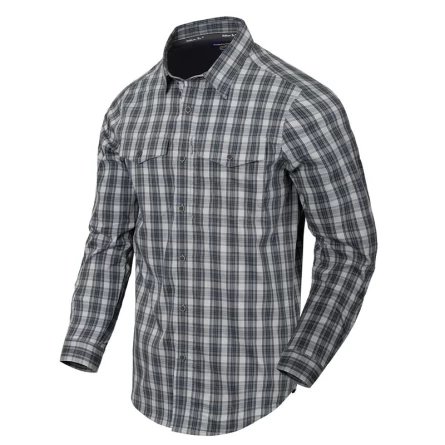Рубашка Helikon Covert Concealed Carry Shirt (Foggy Grey Plaid) фото 1