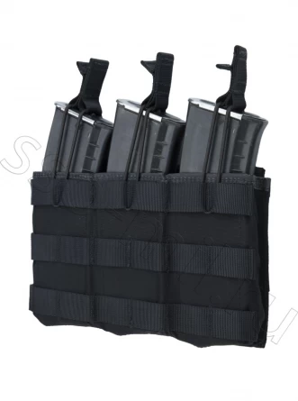 Подсумок для 3-х магазинов АК без клапана (АКМ 3 molle) фото 10