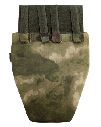 Напашник противоосколочный универсальный + баллистическая защита (Дым) фото 2