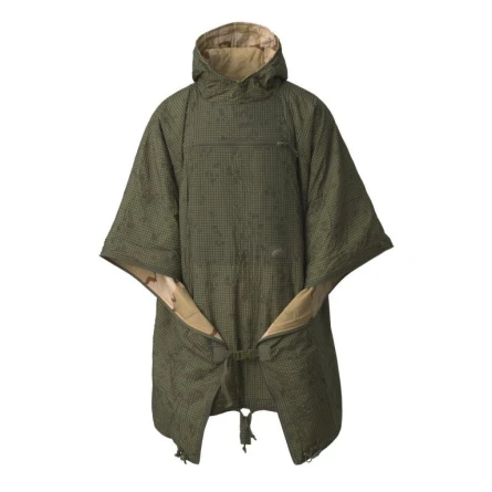 Пончо утепленное Helikon Reversible Swagman Roll Poncho (Desert Night Camo/US Desert) фото 2