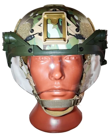 Визор для баллистичекого шлема (с прозрачной линзой) фото 1
