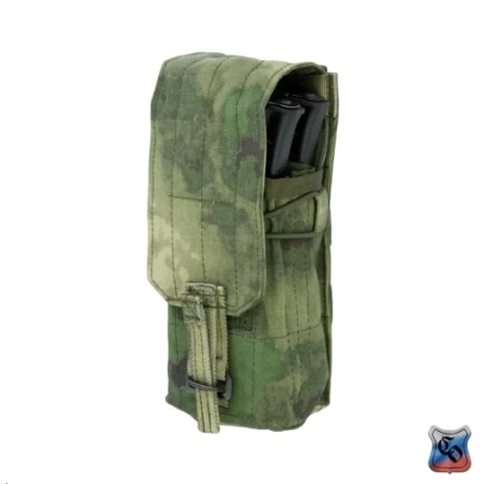 Подсумок для 2-х магазинов АК со съемным клапаном (АКМ 2 molle МОДУЛЬНЫЙ) фото 2