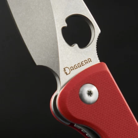Нож складной Daggerr Sting mini Red SW (G10, D2) фото 5