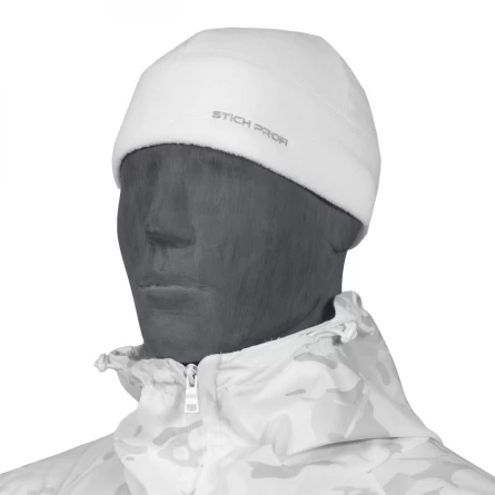 Шапка флис "Stich Profi" (белый) фото 1